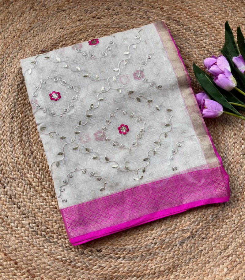 Jk 438 Soft Kota Doriya Work Saree